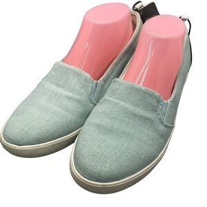 Eddie Bauer Green‎ Canvas Slip On Sneakers Size 10 NWT Sole Wear